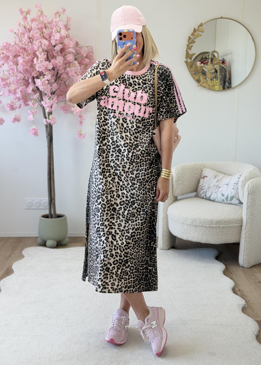 Robe club amour rose