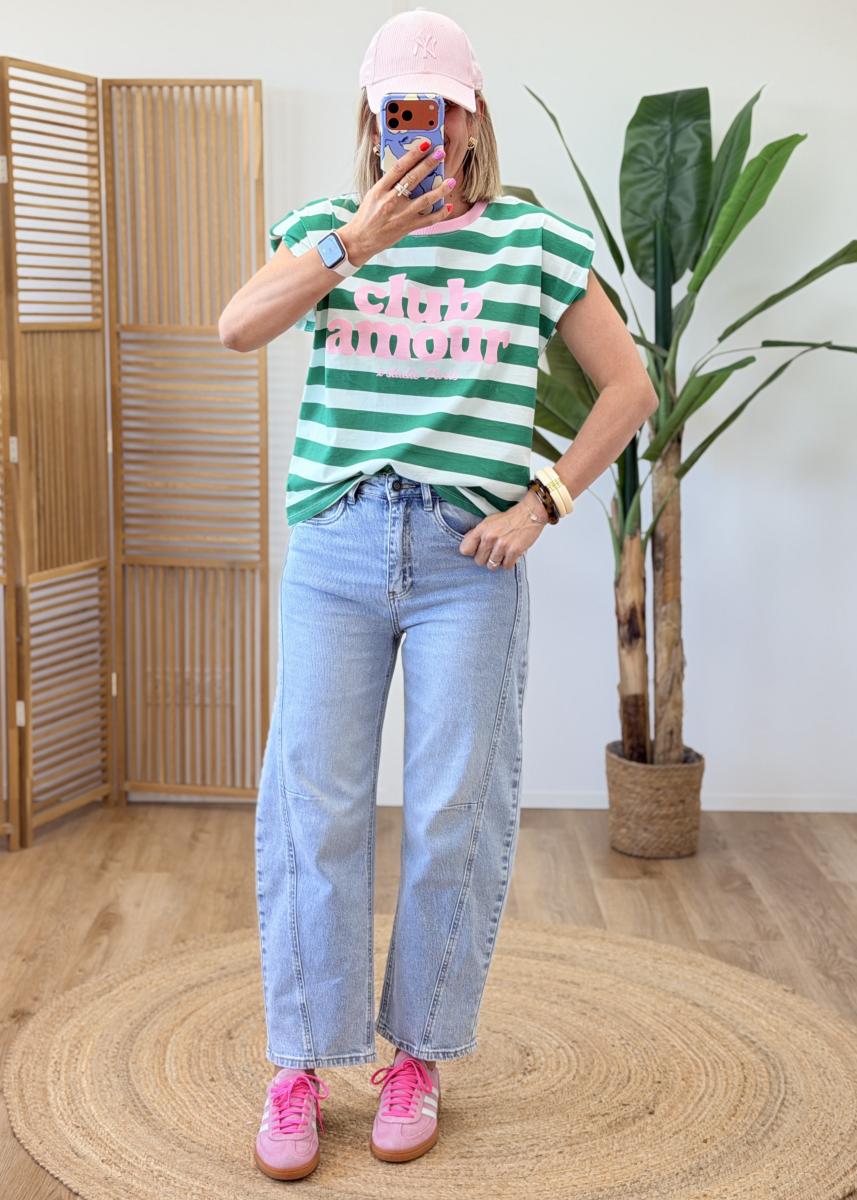 Tee shirt club amour vert