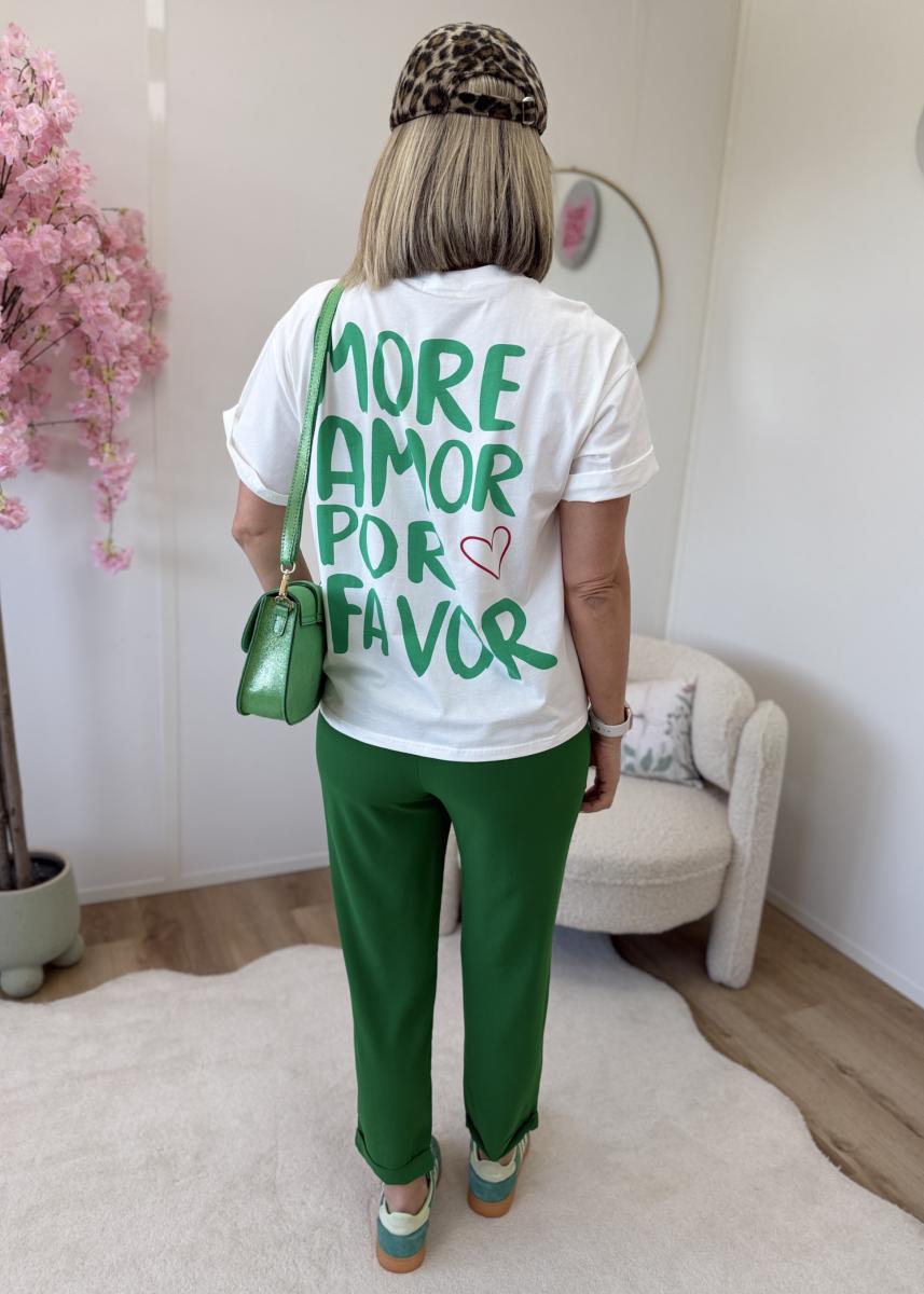 Pantalon Tia vert