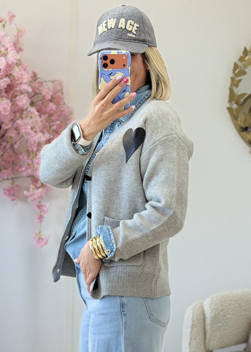 Gilet Nathan gris