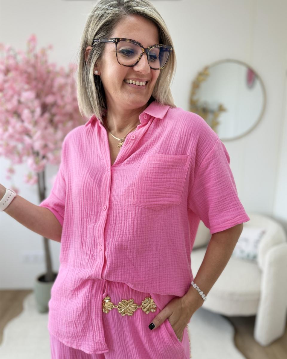 Chemise Shiloh rose