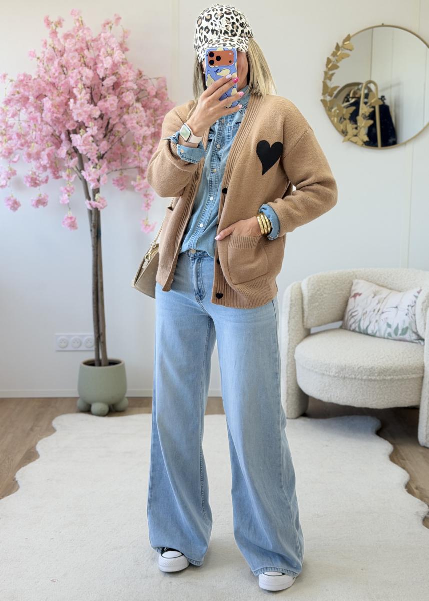 Gilet Nathan camel
