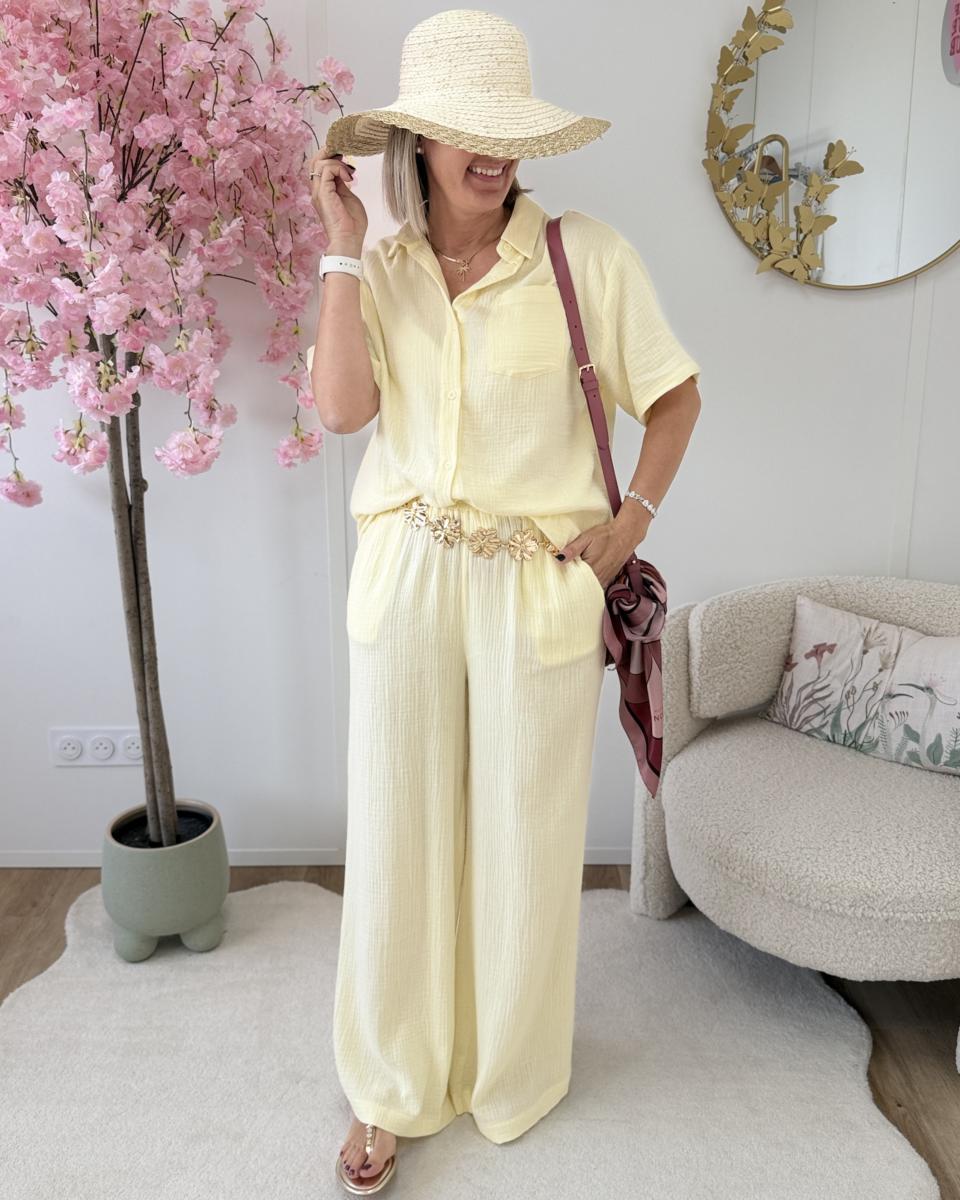 Chemise Shiloh jaune