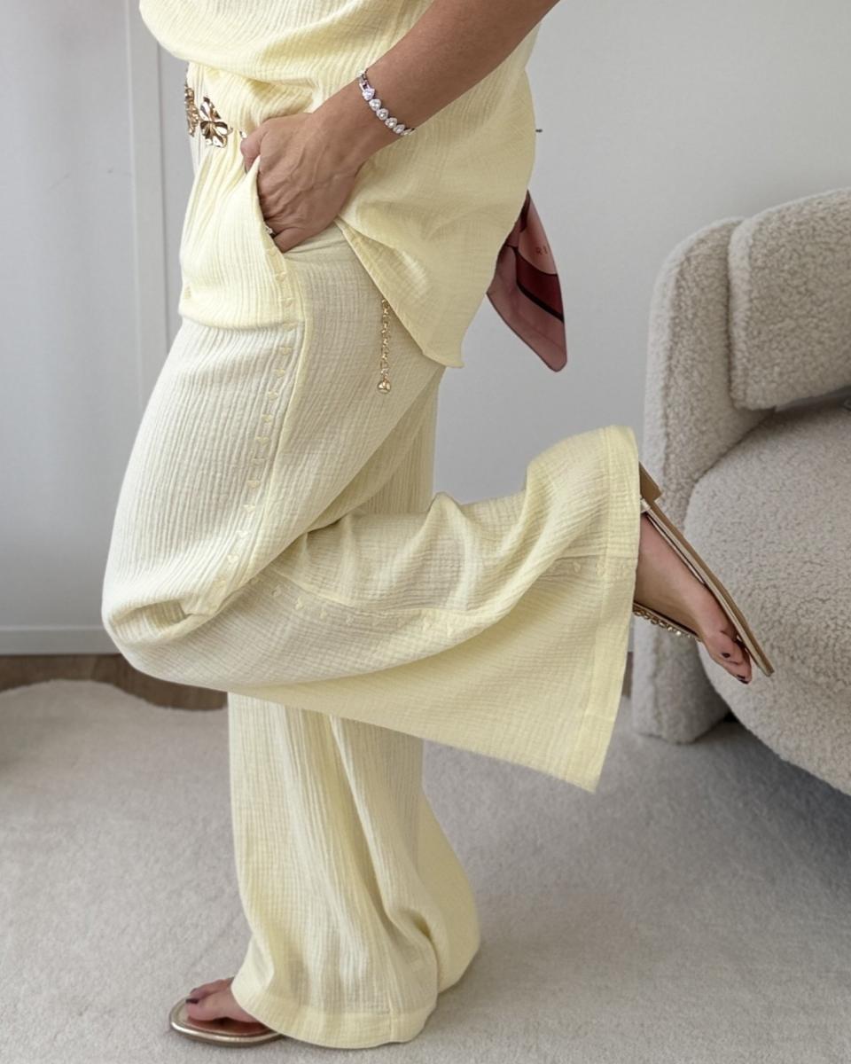 Pantalon Coleen jaune