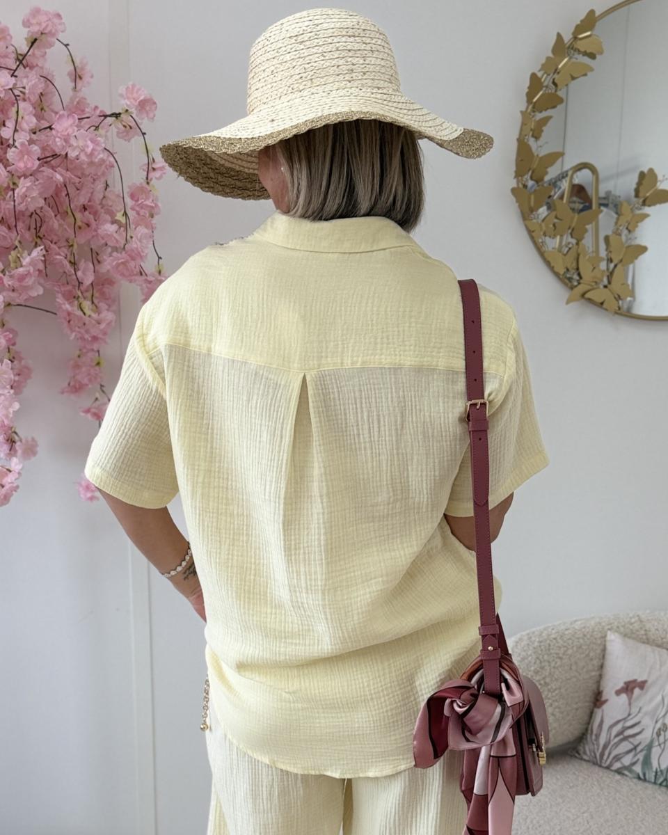 Chemise Shiloh jaune