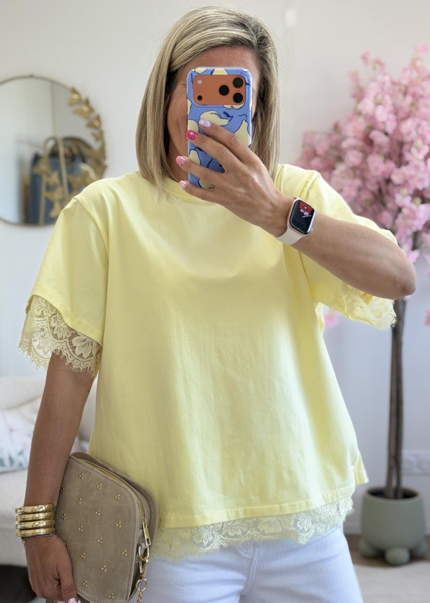 Tee shirt Calvin jaune