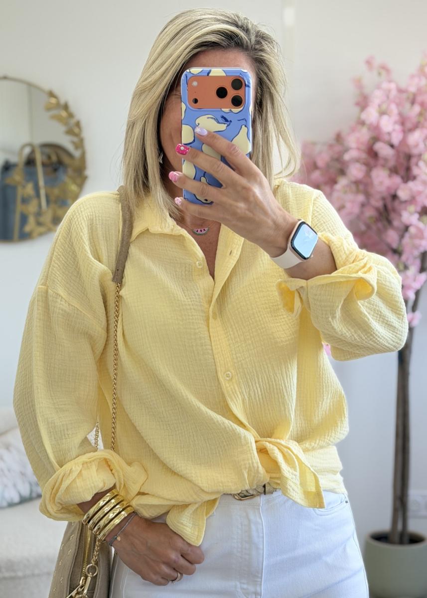 Chemise Emine jaune
