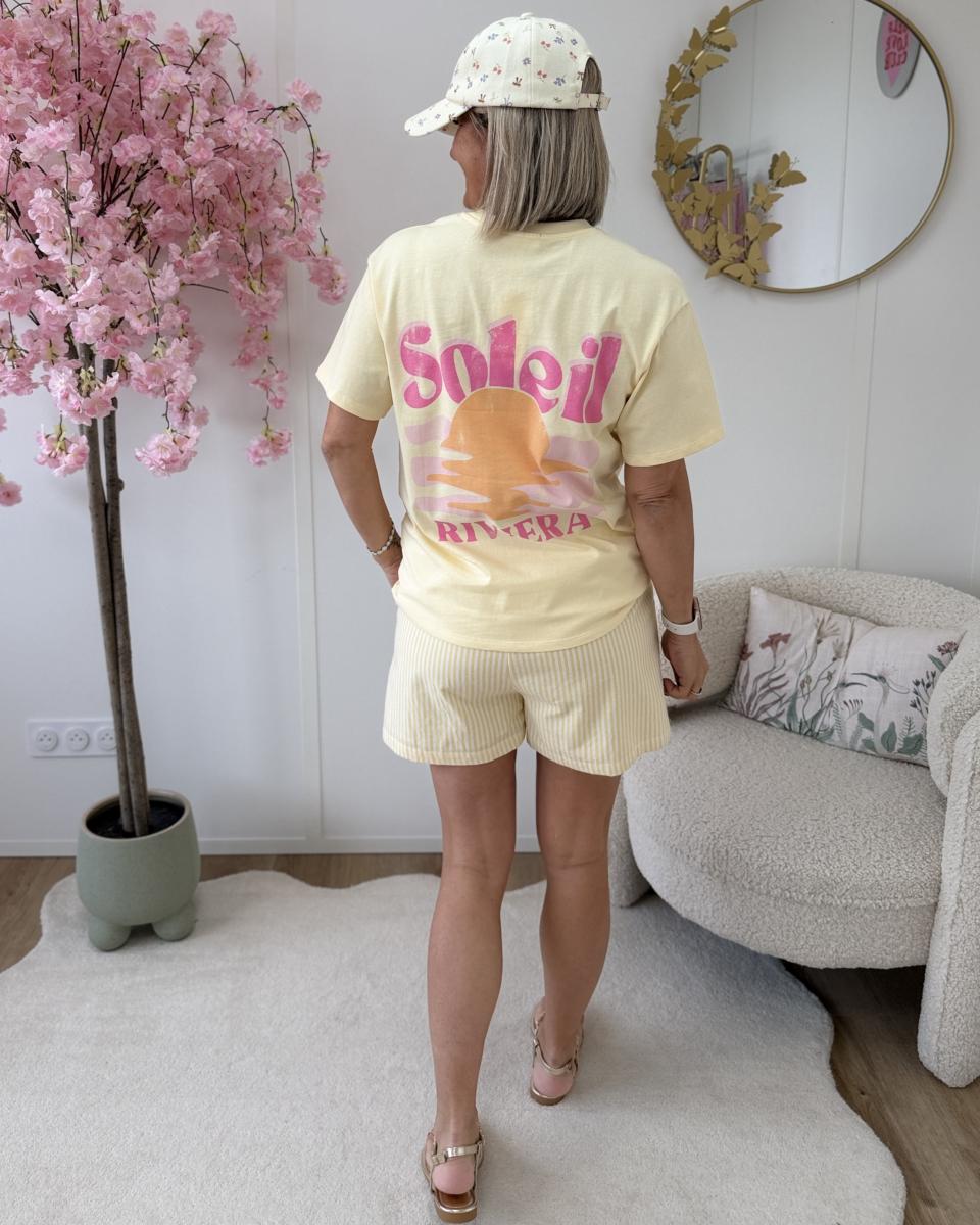 Short palmiers jaune