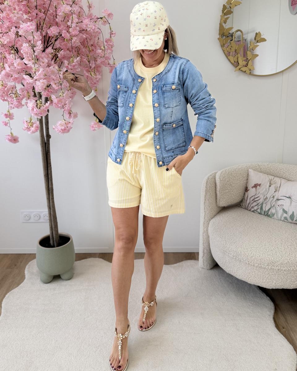 Short palmiers jaune