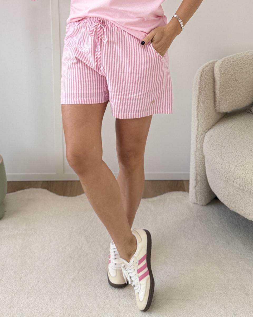 Short palmiers rose foncé