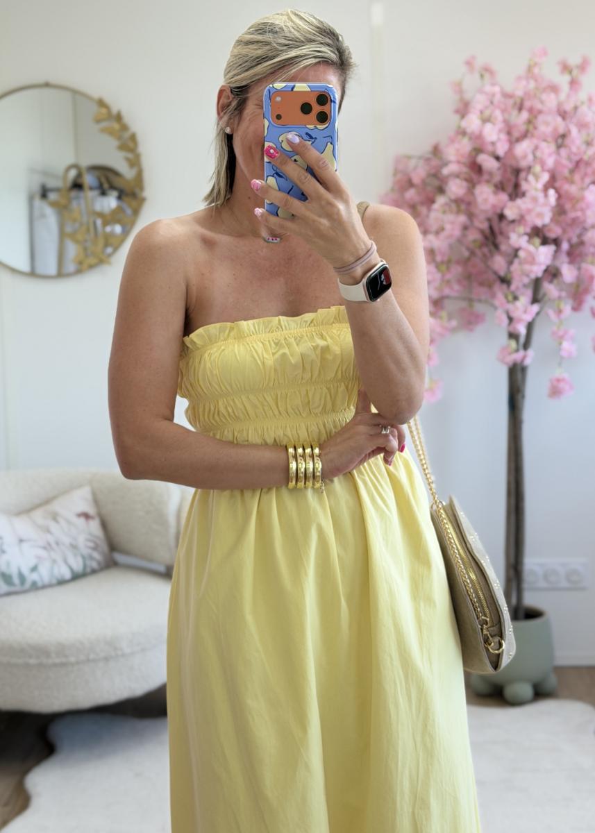 Robe Morgane jaune