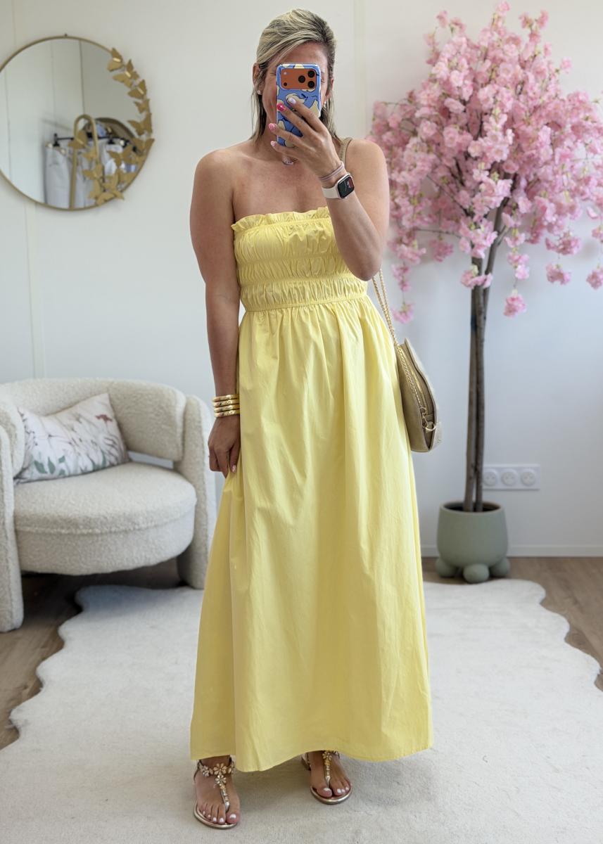 Robe Morgane jaune