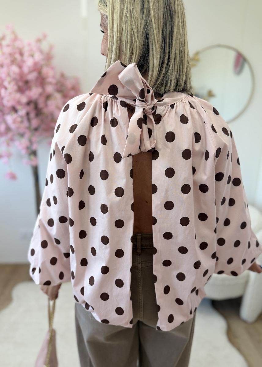 Blouse Inès rose