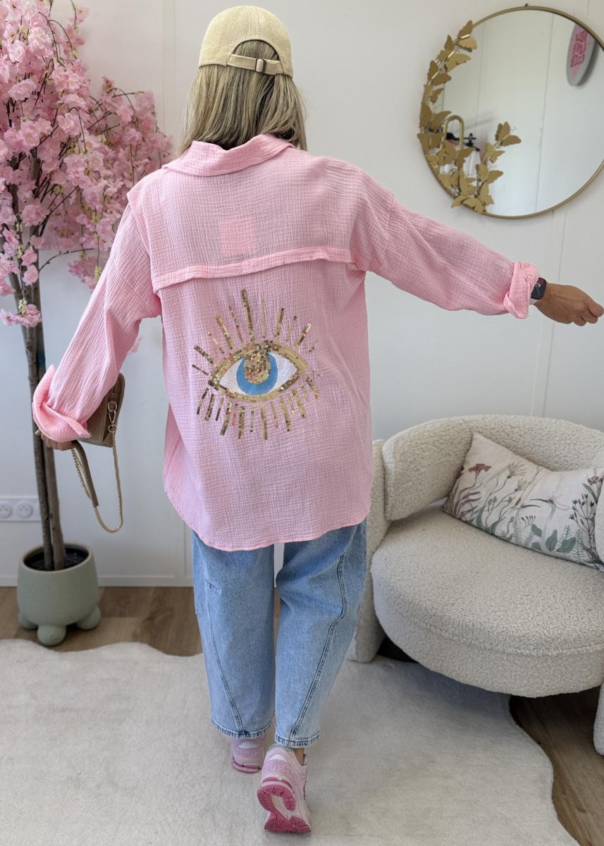 Chemise Emine rose