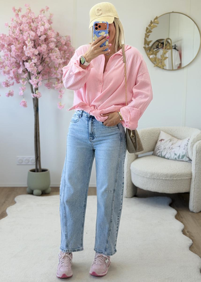 Chemise Emine rose