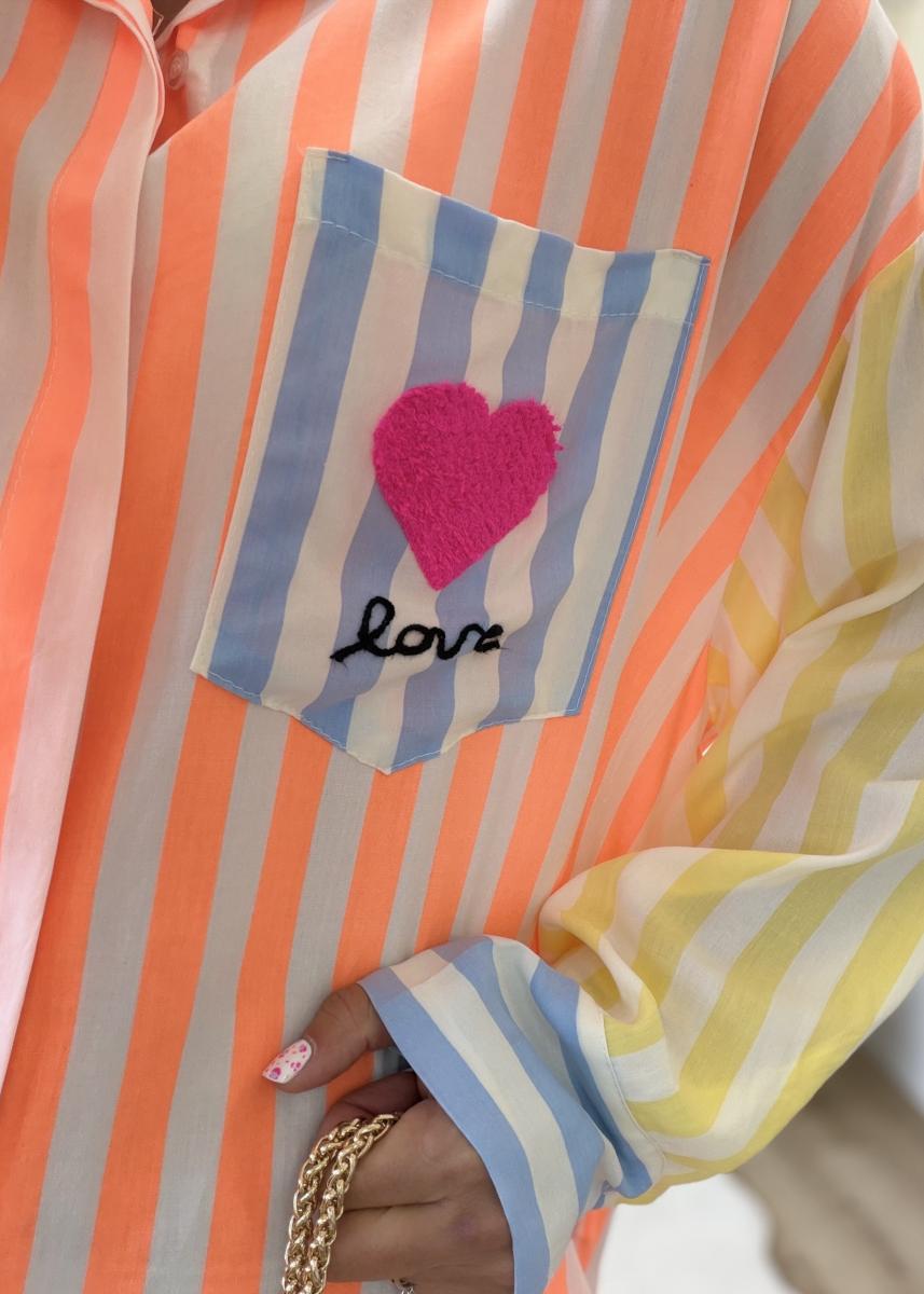 Chemise Corentine orange