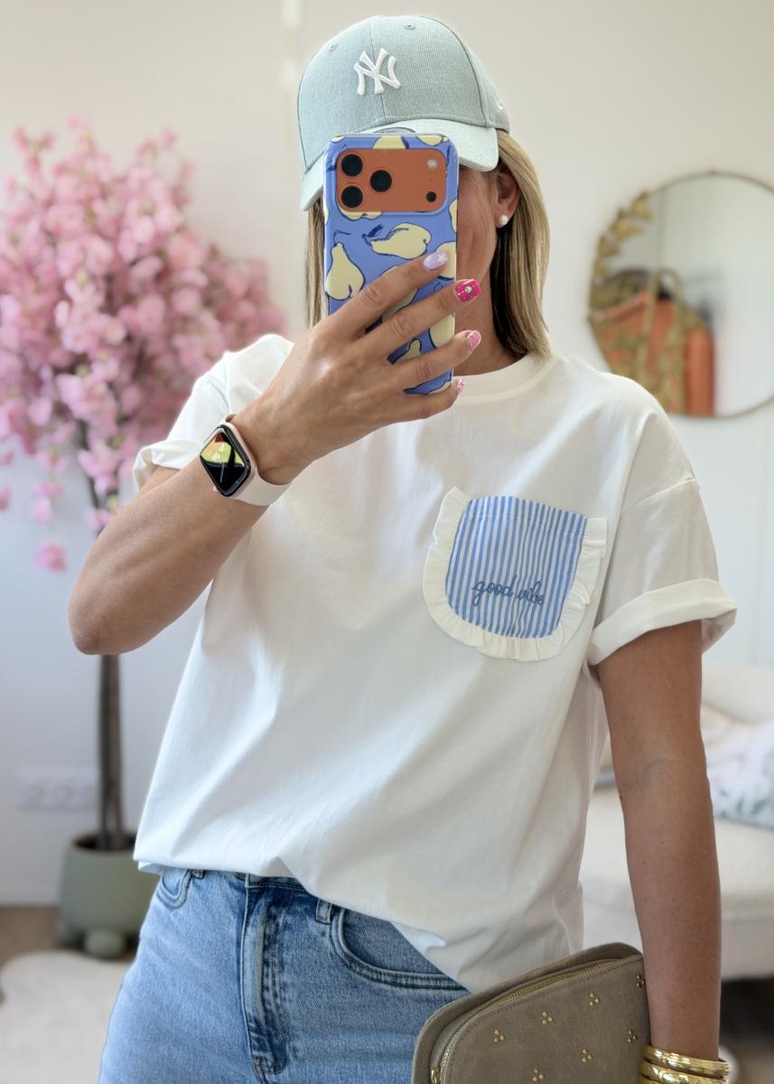 T shirt good vibes