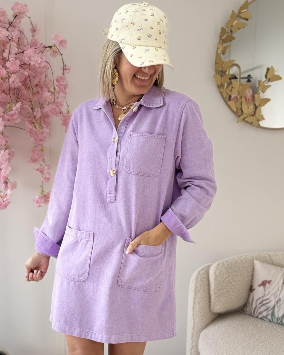 Robe Samuel mauve