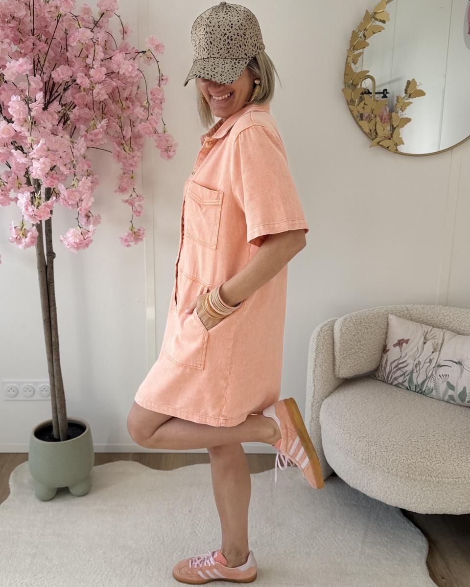 Robe Eva saumon