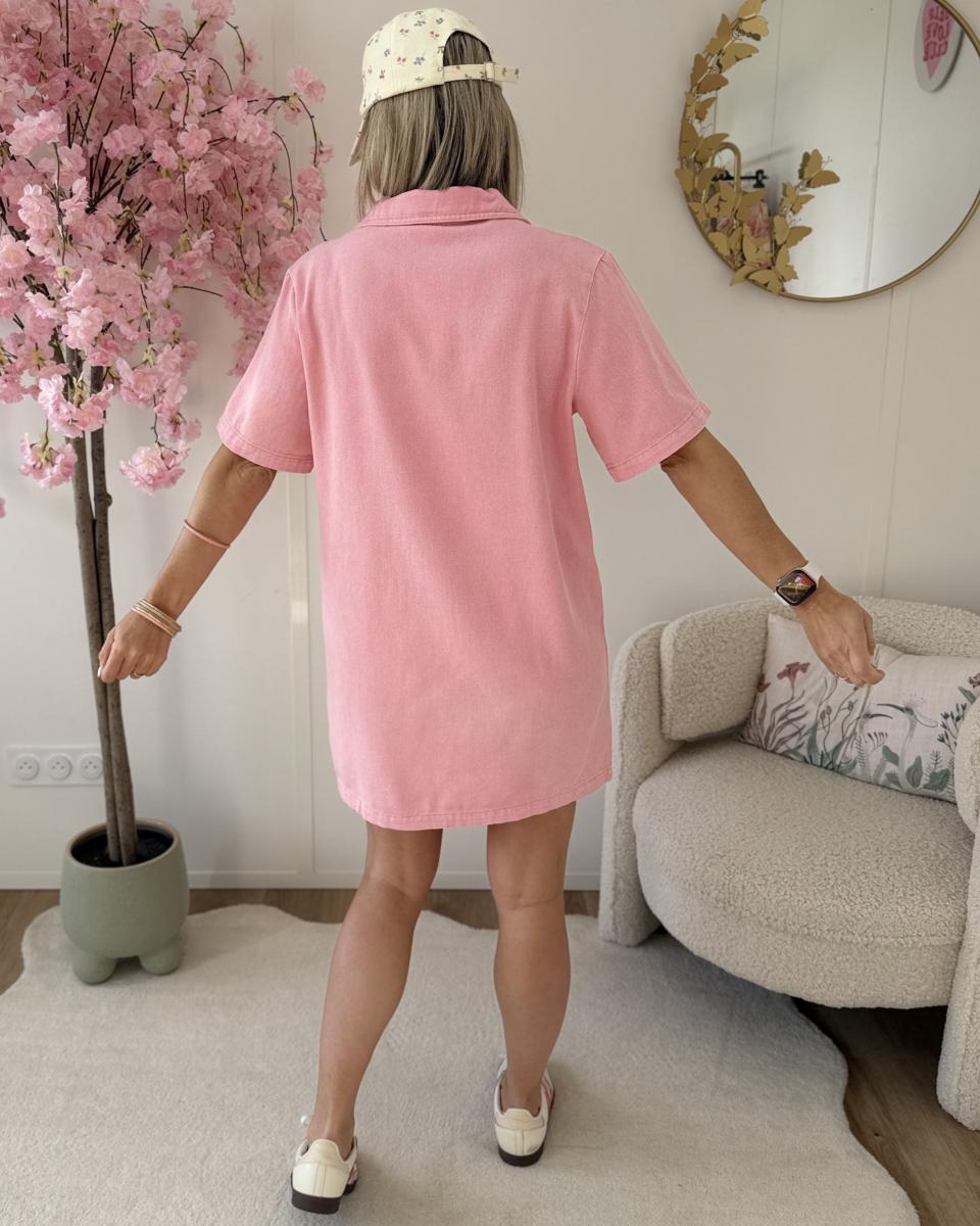 Robe Eva rose clair