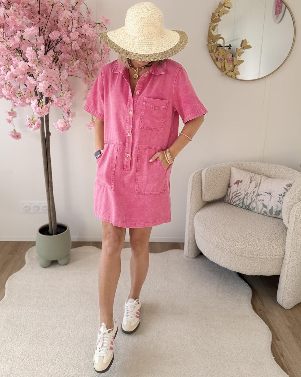 Robe Eva fushia