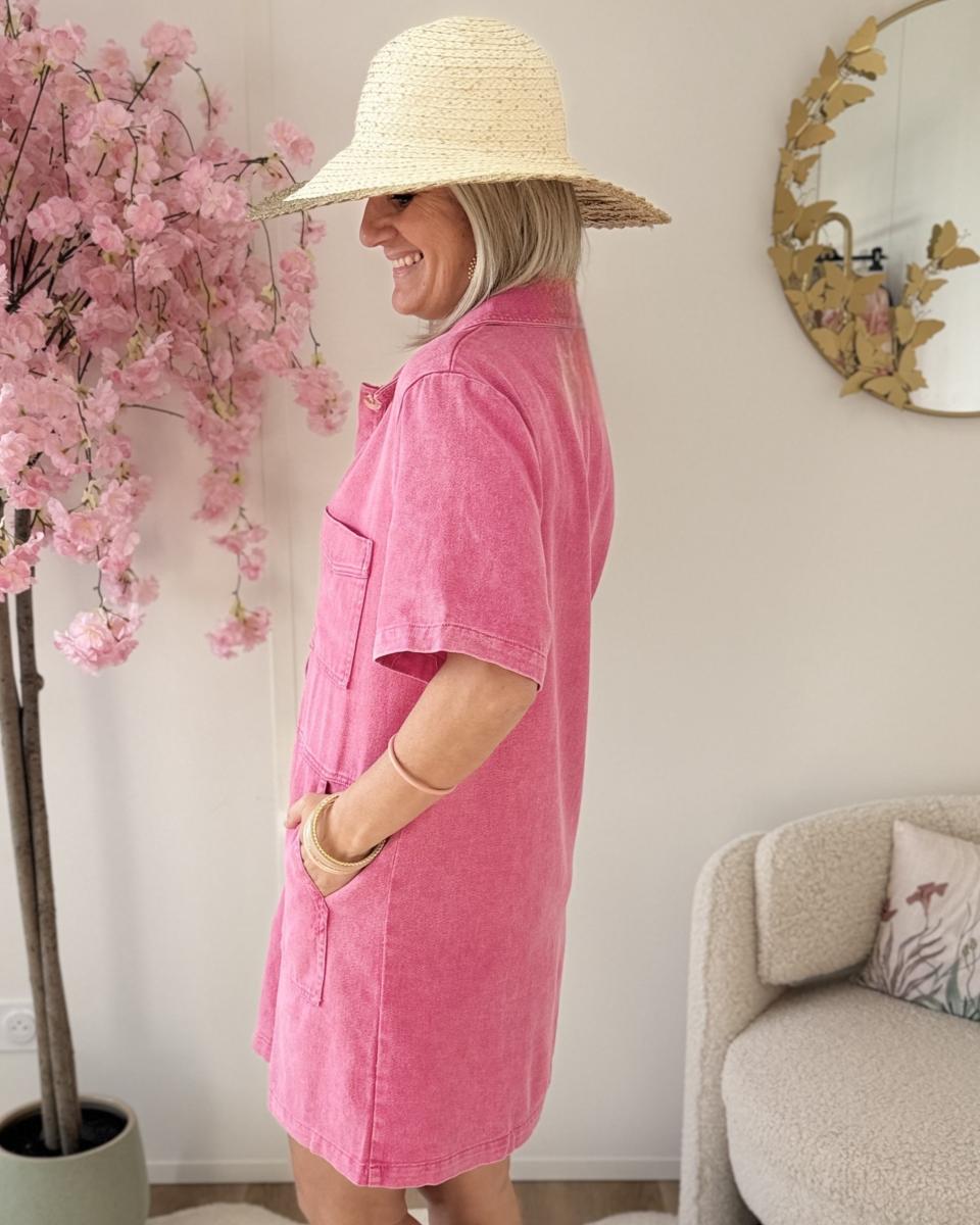 Robe Eva fushia