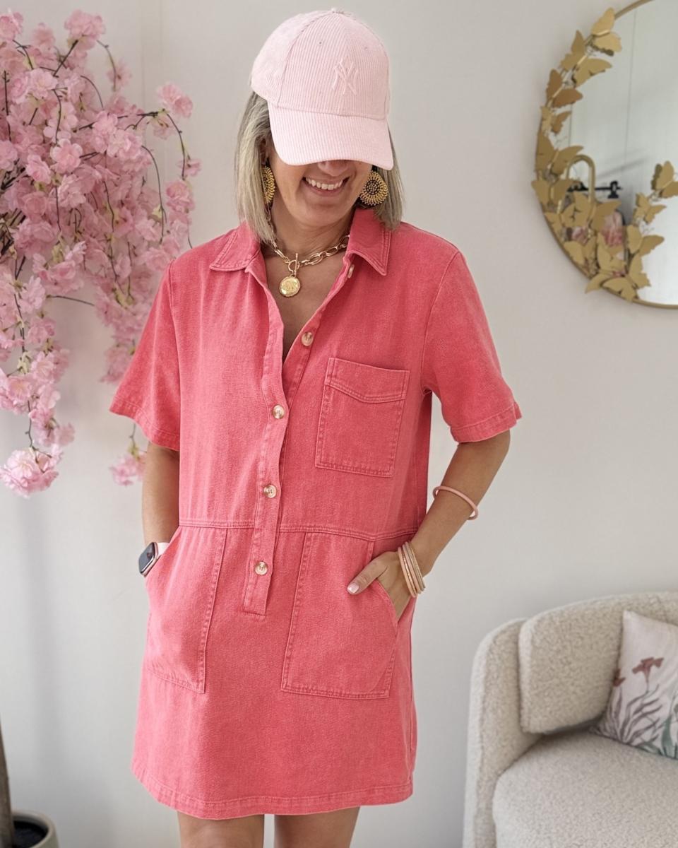 Robe Eva corail