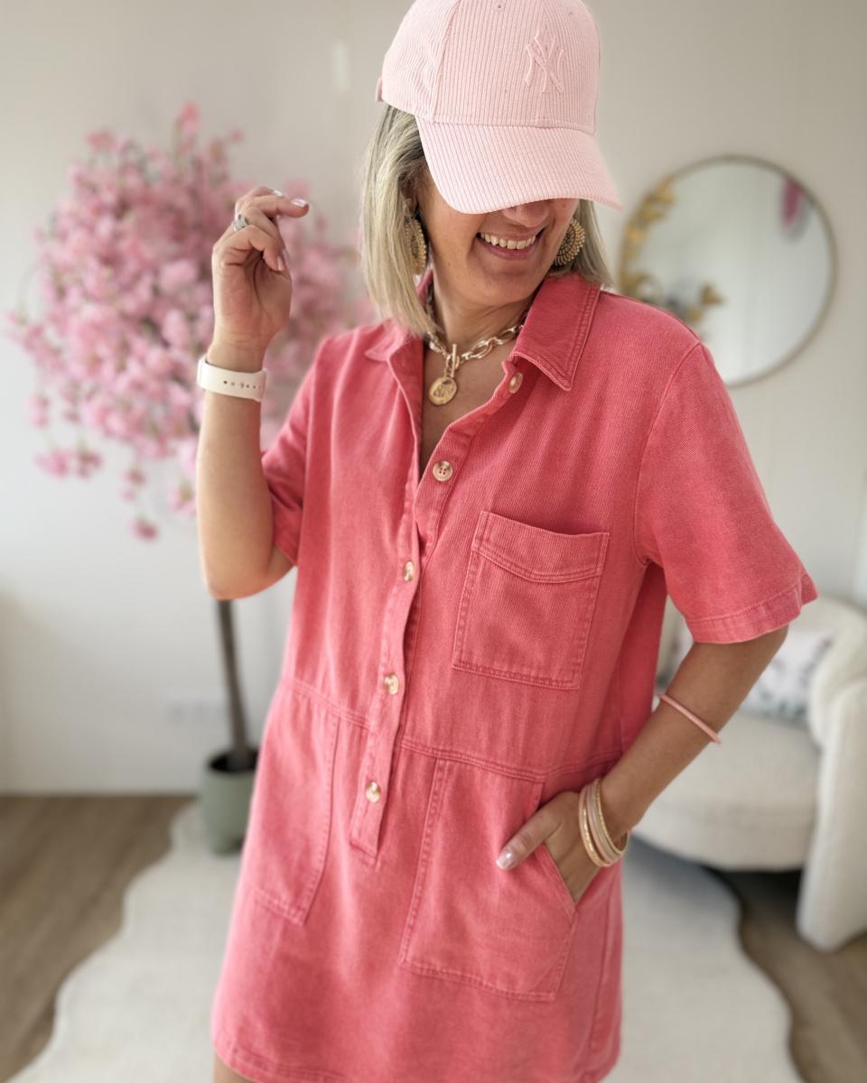 Robe Eva corail