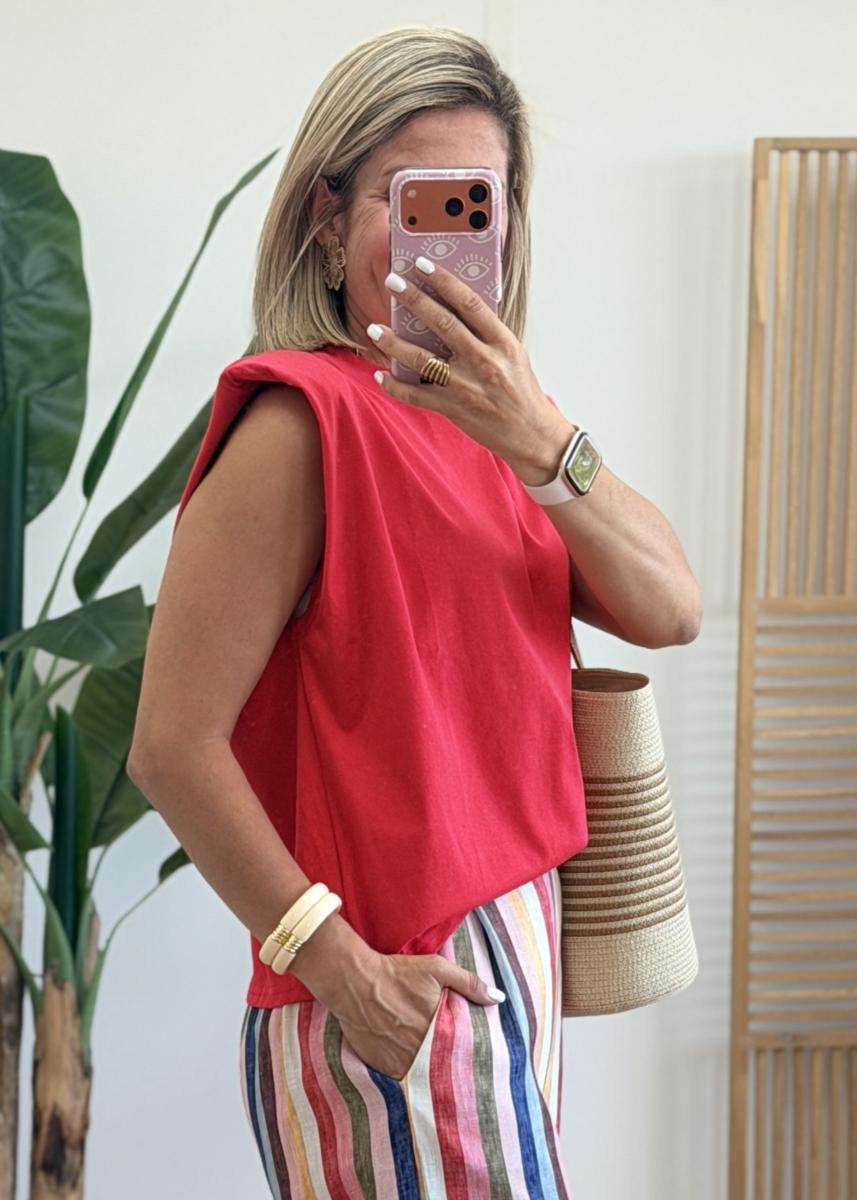 Tee shirt Willow rouge