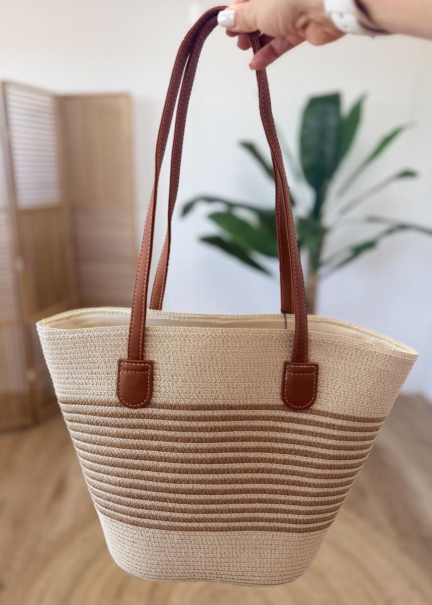Sac de plage tréssé