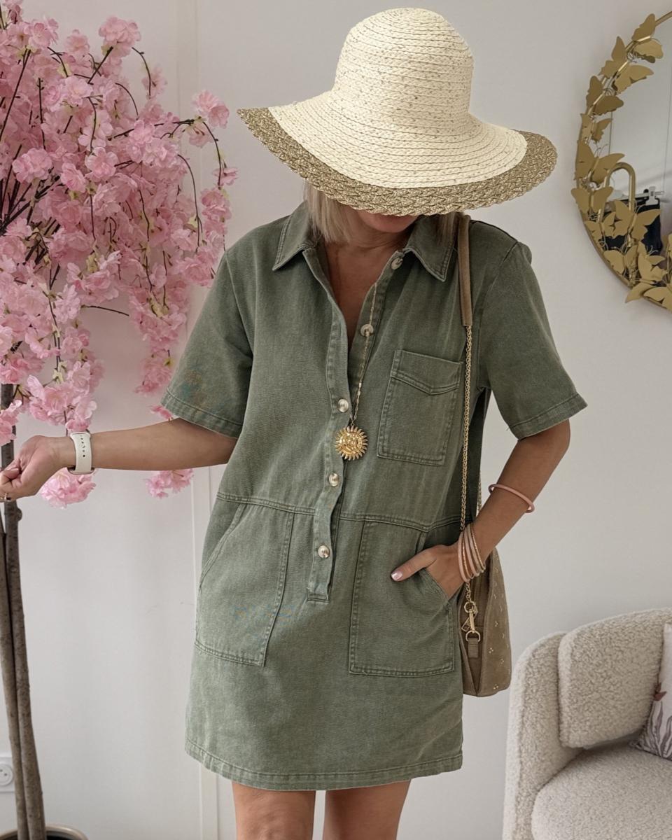 Robe Eva kaki