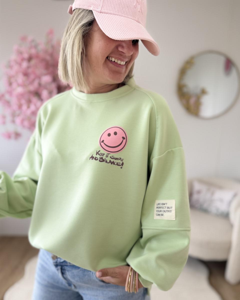 Sweat Smiley vert