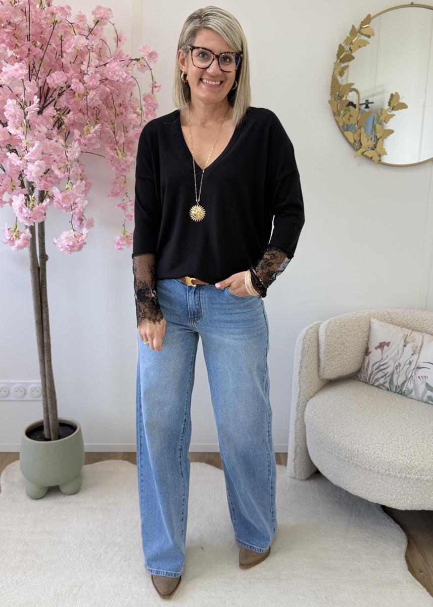 Pull Sophie noir