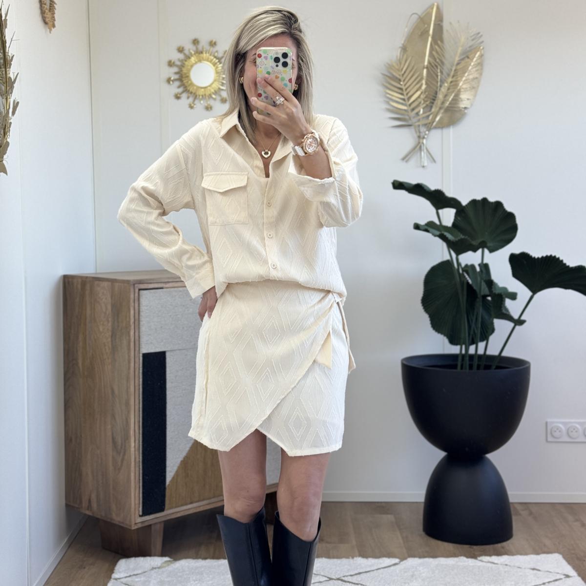 Jupe Vanessa beige