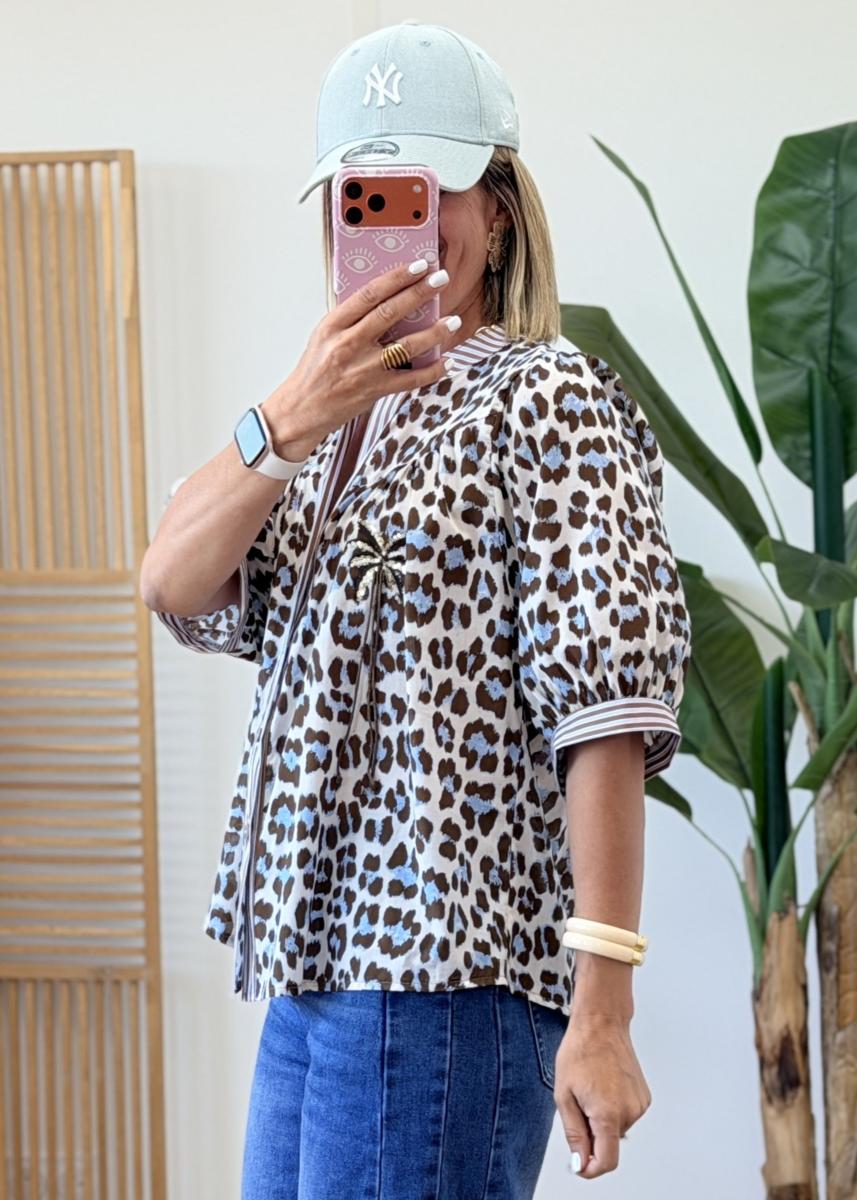 Chemise Pia leopard