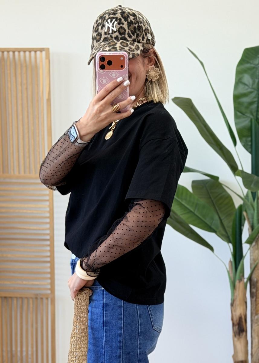 Tee shirt Enora noir