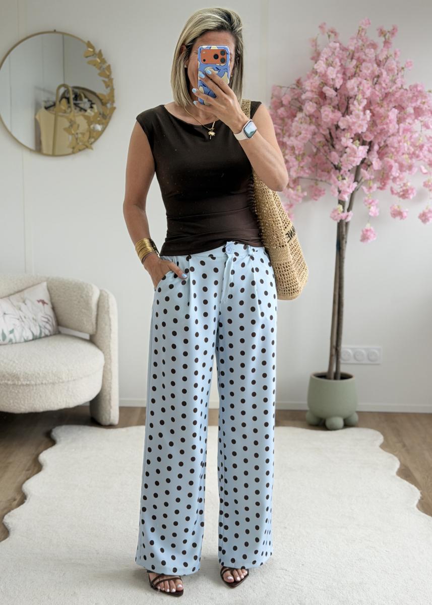 Pantalon Nikolai bleu