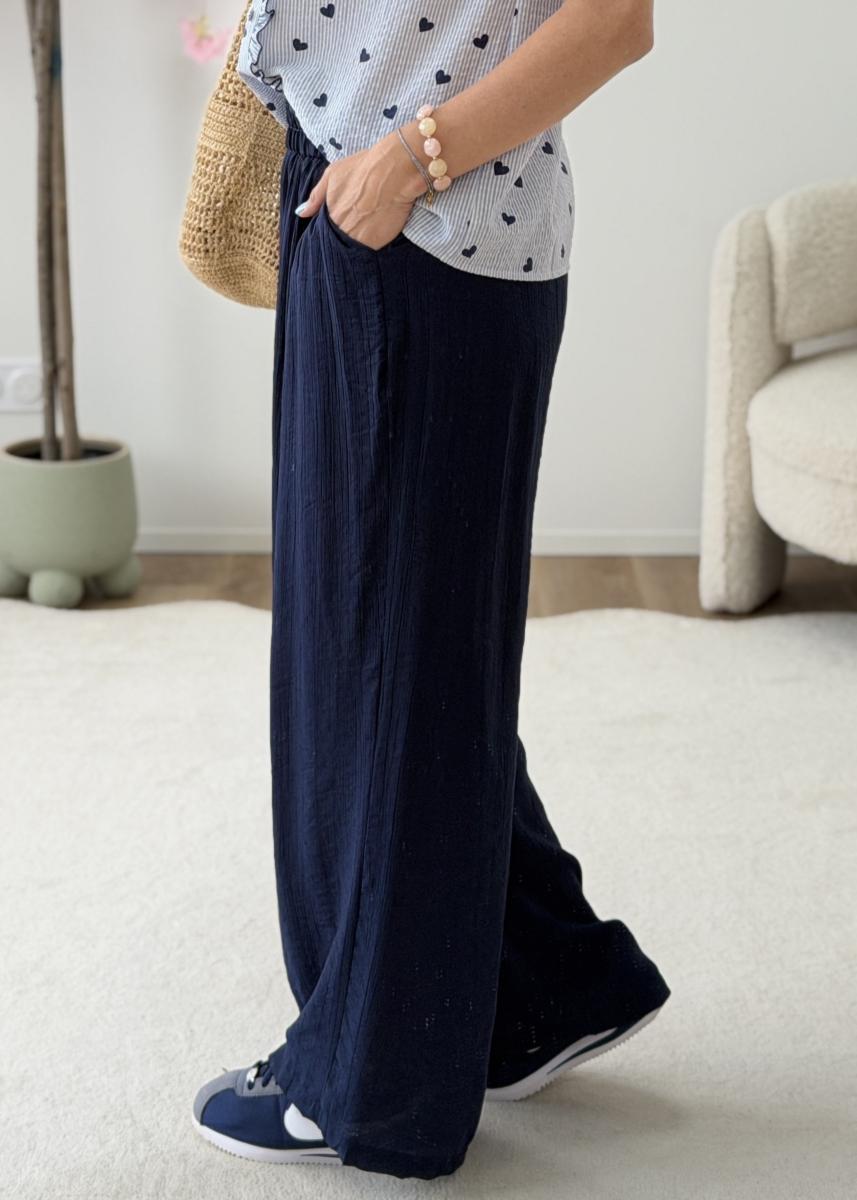 Pantalon Ariel marine