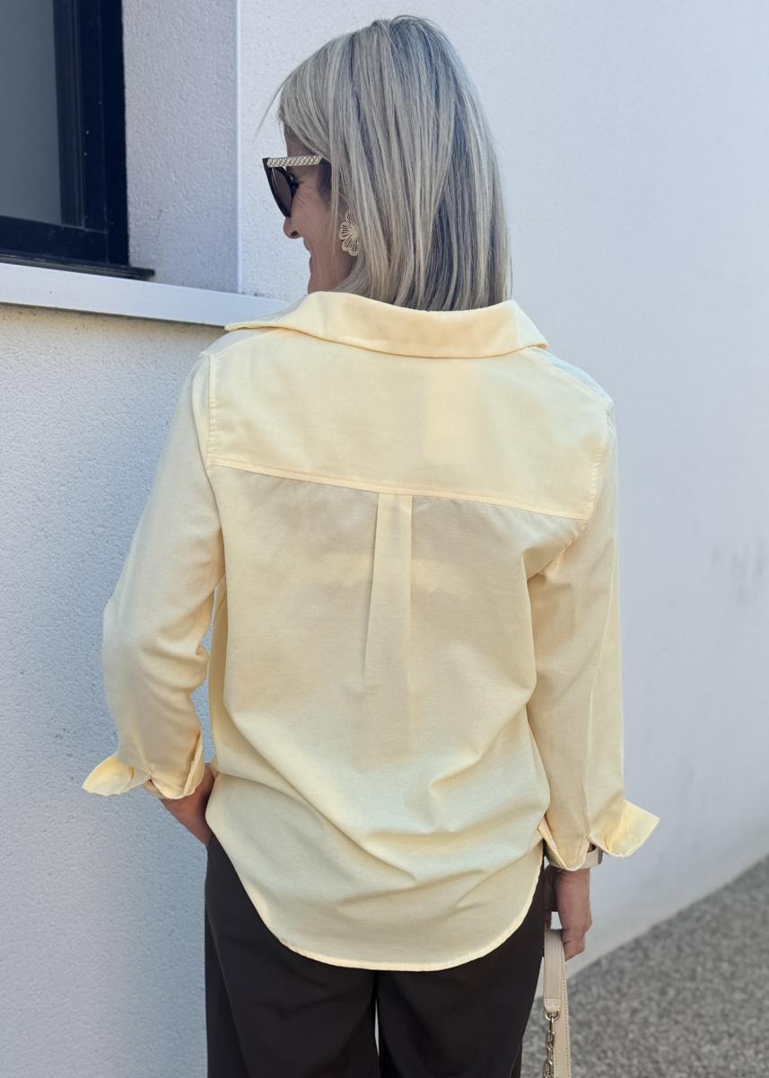 Chemise Sacha jaune