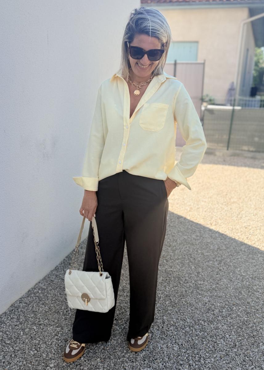Chemise Sacha jaune