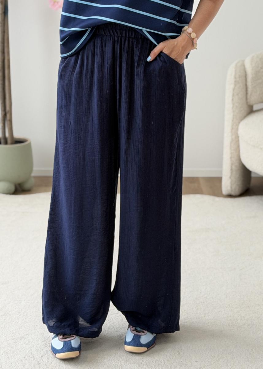 Pantalon Ariel marine