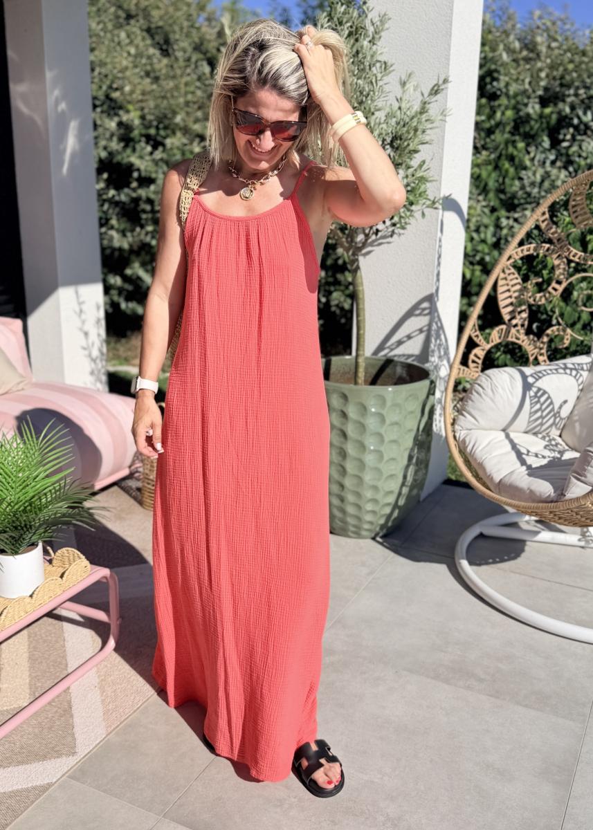 Robe Amel corail