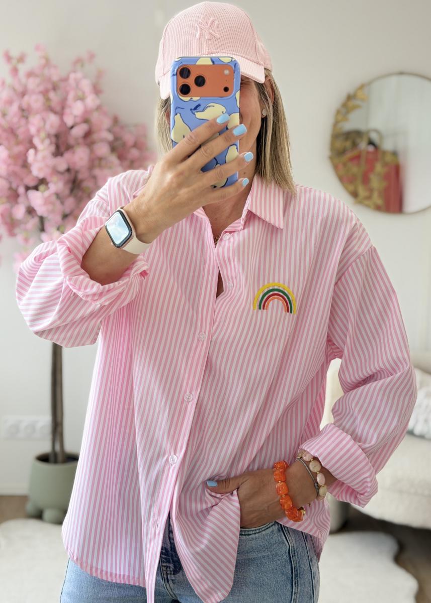 Chemise Good rose