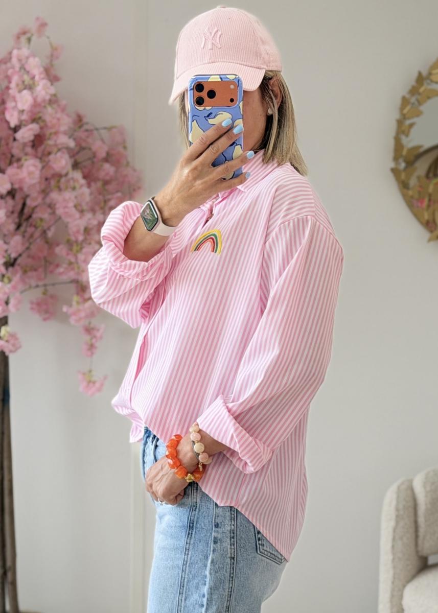 Chemise Good rose