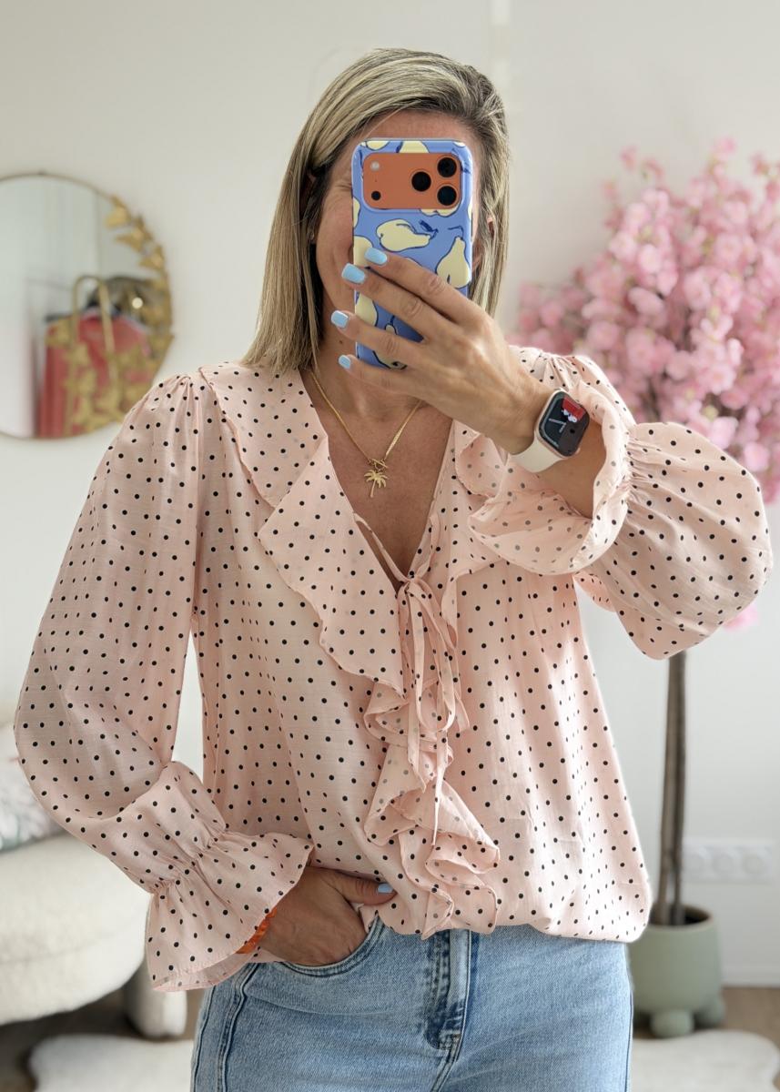 Blouse Kenza rose