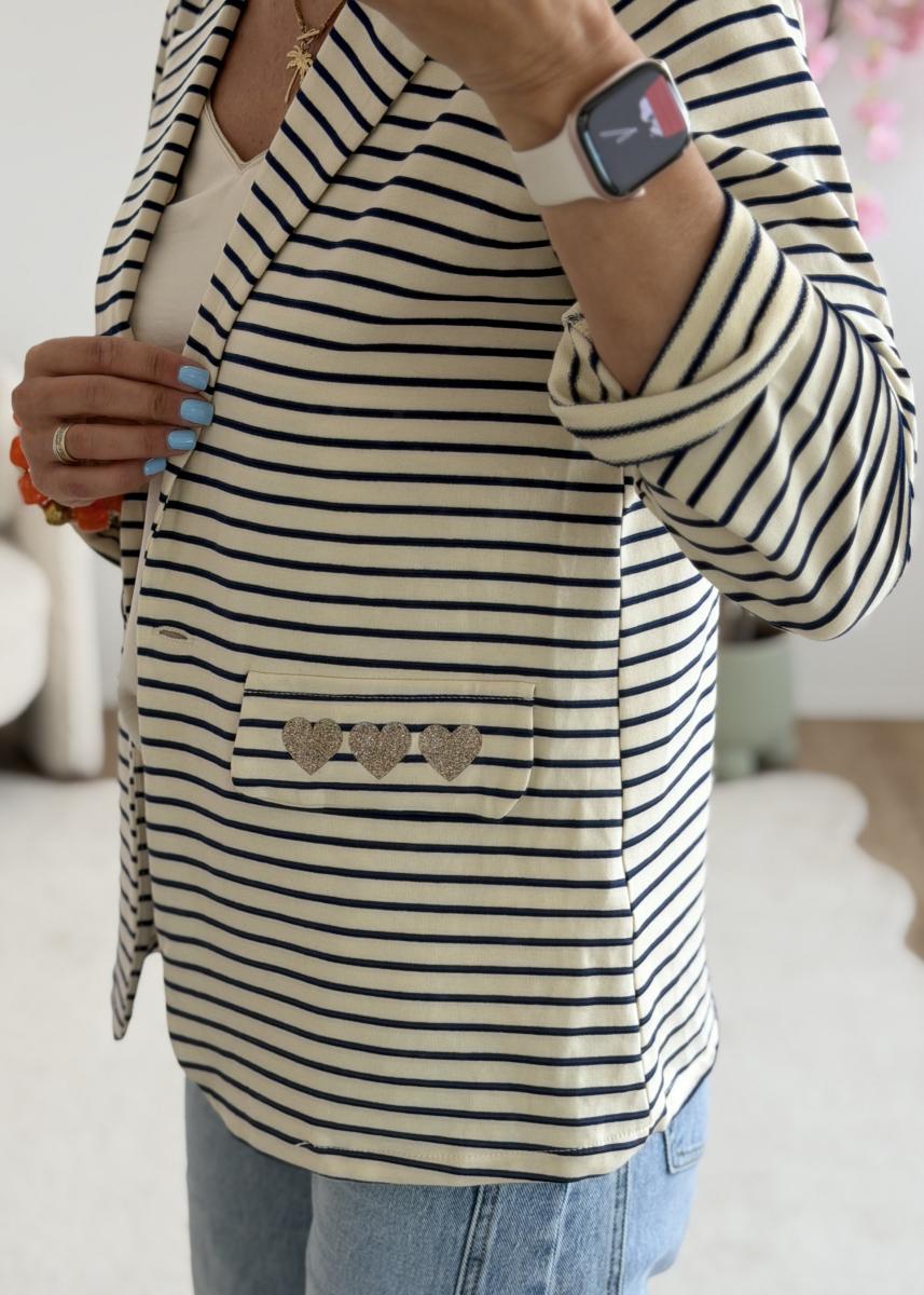 Blazer marinière