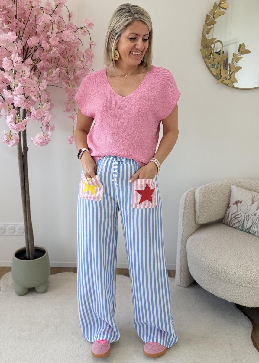 Pantalon Sabine bleu
