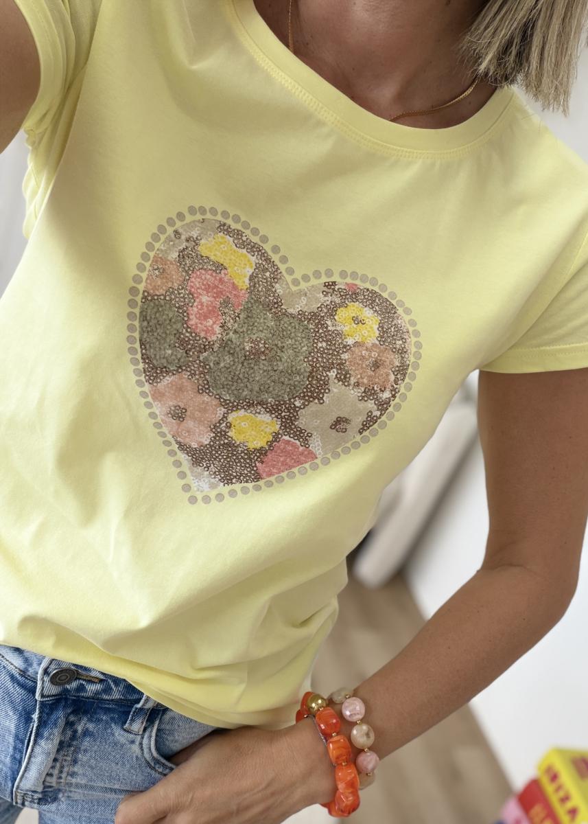 Tee shirt hope jaune