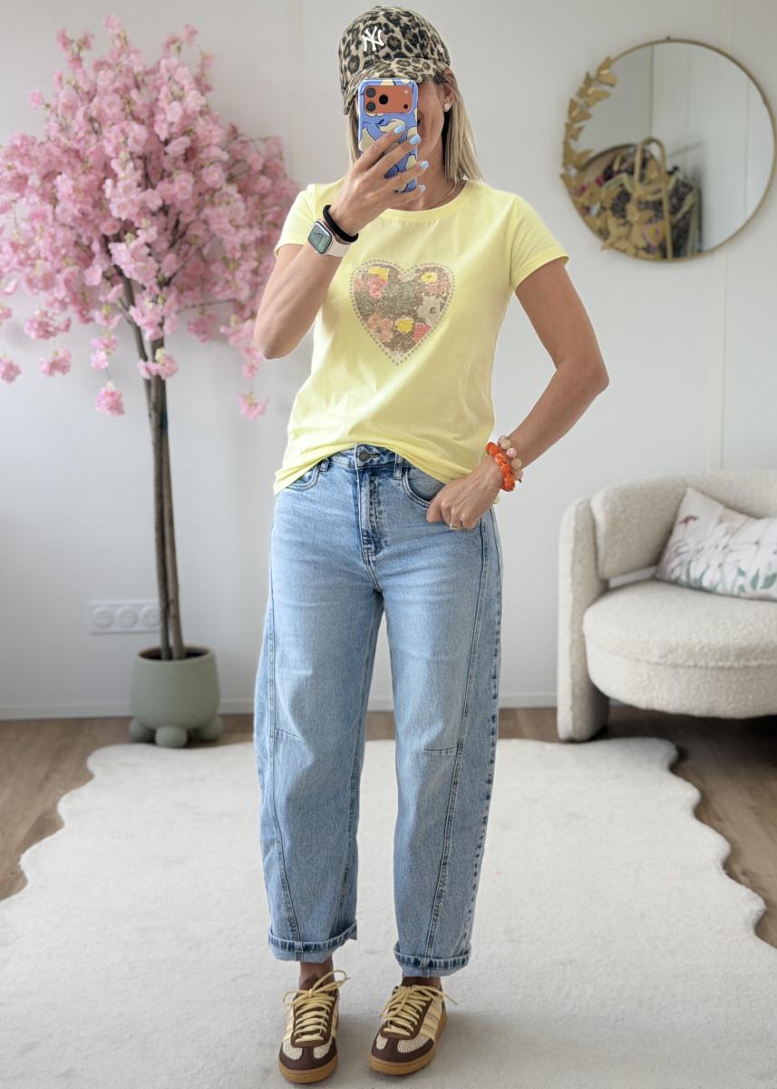 Tee shirt hope jaune
