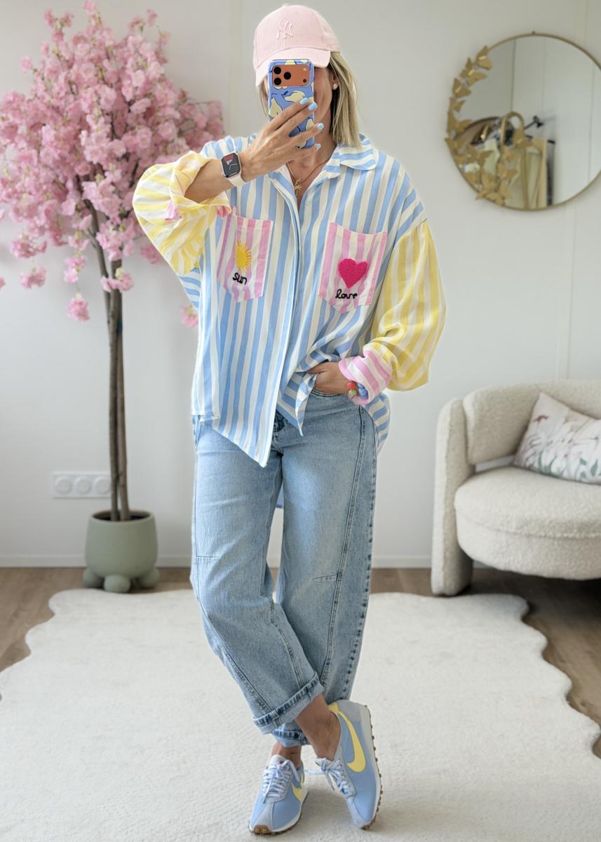 Chemise Corentine ciel